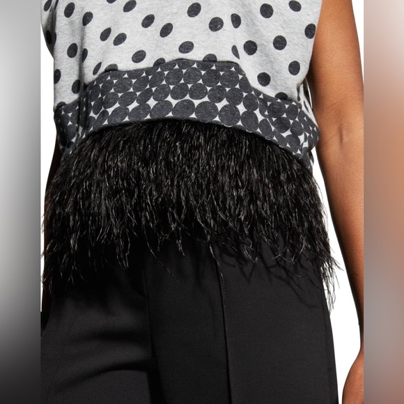 Le Superbe - Seeing Double Top w/ Feathers - size SMALL - Picture 5 of 8